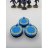 3 mini counters (0–14 lives/wounds), compatible with Warhammer Thousand Sons