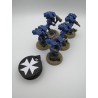 3 mini contatori da 0 a 14 punti vita/ferite, compatibili con Warhammer Black Templars