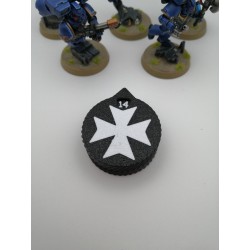 3 mini-tellers van 0 tot 14 levens/verwondingen, compatibel met Warhammer Black Templars