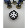 3 mini contatori da 0 a 14 punti vita/ferite, compatibili con Warhammer Black Templars