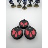 3 mini-tellers van 0 tot 14 levens/verwondingen, compatibel met Warhammer Blood Angels