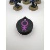 3 minicontadores de 0 a 14 vidas/heridas, compatibles con Warhammer Slaneesh