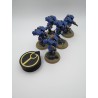 3 mini counters (0–14 lives/wounds), compatible with Warhammer T'au