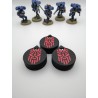 3 mini counters (0–14 lives/wounds), compatible with Warhammer Votann