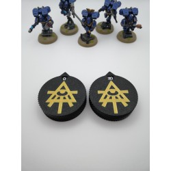 2 contatori da 0 a 20 per la vita/ferite, compatibili con Warhammer Aeldari
