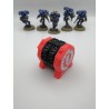 Compteur de commandement 0-99 version Premium compatible wargame style Warhammer / Adeptus Mechanicus