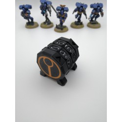 Contador de unidades 0-99, versión Premium, compatible con juegos de guerra al estilo Warhammer / T'au