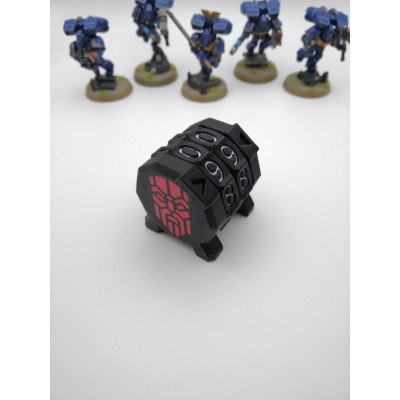 Compteur de commandement 0-99 version Premium compatible wargame style Warhammer / Votann Compteur de commandement 0-99 version Premium compatible wargame style Warhammer / Votann