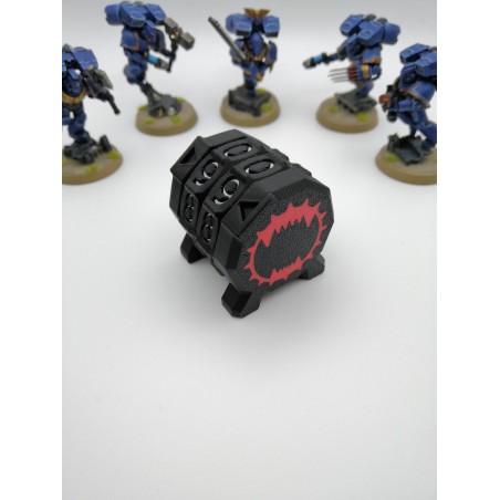 Compteur de commandement 0-99 version Premium compatible wargame style Warhammer / World Eater