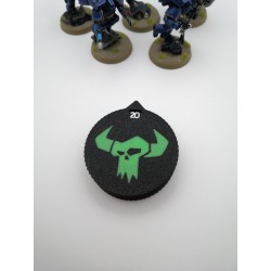 2 compteurs 0 à 20 vie / blessure compatible Warhammer Orks