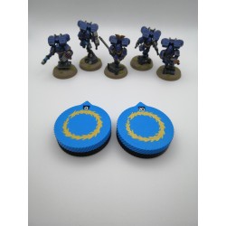 2 contatori da 0 a 20 per la vita/ferite, compatibili con Warhammer Thousand Sons
