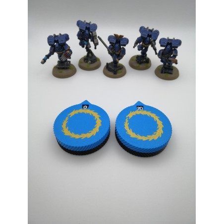 2 Zähler von 0 bis 20 Leben/Verletzungen, kompatibel mit Warhammer Thousand Sons