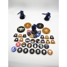 90 jetons de base double face compatible Kill Team Warhammer