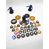 90 jetons de base double face compatible Kill Team Warhammer