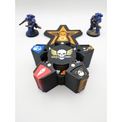Boite de 94 jetons de base compatible Warhammer Kill Team