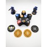 Boite de 94 jetons de base compatible Warhammer Kill Team