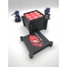Storage box for 27 dice – Compatible with Warhammer-style wargames – Aeldari-inspired