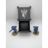 Storage box for 27 dice – Compatible with Warhammer-style wargames – Grey Knight-inspired