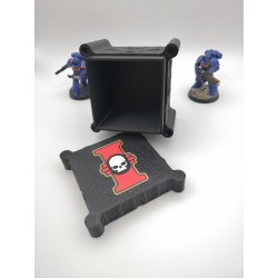 Boite de rangement pour 27 dés – Compatible wargame type Warhammer – inspiration Inquisitor