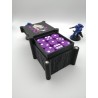 Boite de rangement pour 27 dés – Compatible wargame type Warhammer – inspiration Tyranids