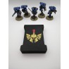 Aufbewahrungsbox für 15 Würfel – Kompatibel mit Wargames wie Warhammer – inspiriert von den Adeptus Custodes