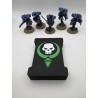 Boite de rangement pour 15 dés – Compatible wargame type Warhammer – inspiration Necron