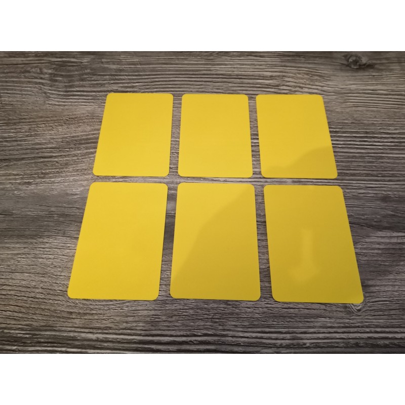 Lot de 6 séparateurs de couleur unis pour boite de rangement cartes standards Lot de 6 séparateurs de couleur unis pour boite de rangement cartes standards