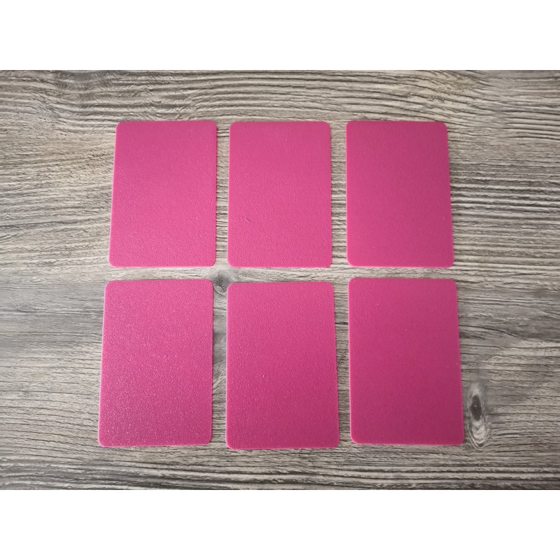 Set of 6 plain coloured dividers for standard card storage boxes