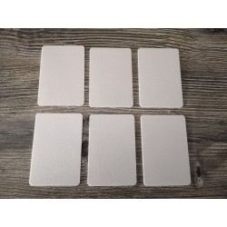 Lot de 6 séparateurs de couleur unis pour boite de rangement cartes standards