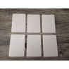 Lot de 6 séparateurs de couleur unis pour boite de rangement cartes standards