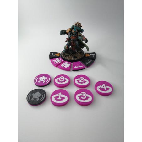 Tyranids Reveners - 36 jetons double face compatible Kill Team Warhammer