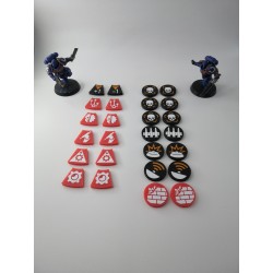 Battleclade - 36 jetons double face compatible Kill Team Warhammer