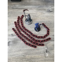 4 reglettes flexibles 6, 8, 10 et 12 pouces compatible wargame style Warhammer 40k, Kill Team, Age of Sigmar