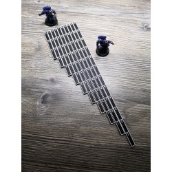 10 linialen van 3 tot 12 inch, geschikt voor wargames in de stijl van Warhammer 40k, Kill Team en Age of Sigmar