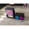 Scatola porta carte + 60 carte protette da bustine con logo Saphir Amethyste - Lorcana TCG