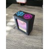 Deck box +60 cartes sleevées avec logo Saphir Amethyste - Lorcana TCG
