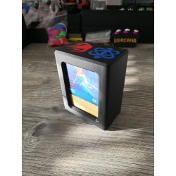 Kaartenbox + 60 kaarten in hoesjes met het Rubis Saphir-logo - Lorcana TCG