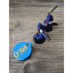 3 mini compteurs 0 à 14 vie / blessure compatible Warhammer Lumineth