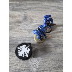 3 minicontadores de 0 a 14 vidas/heridas, compatibles con Warhammer Raven Guard
