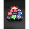 Lot de 60 jetons avec boite de rangement / insert Deck Pod - Version Alliance Xwing - Star Wars Unlimited
