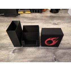 Deck box 50+ cartes avec compartiment amovible faction Bravos - Altered TCG