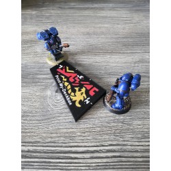 Jauge de mesure compatible Warhammer - Distances 1", 2" et 3" pouces style Dragon