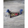 Jauge de mesure compatible Warhammer - Distances 1", 2" et 3" pouces style Flamme