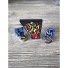 Jauge de mesure compatible Warhammer - Distances 1", 2" et 3" pouces style Flamme