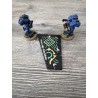 Jauge de mesure compatible Warhammer - Distances 1", 2" et 3" pouces style Necron