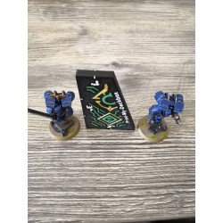 Warhammer-compatibele meetlat – Afstanden van 1", 2" en 3" inch in Necron-stijl