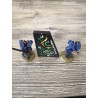 Jauge de mesure compatible Warhammer - Distances 1", 2" et 3" pouces style Necron