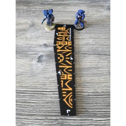 Warhammer-kompatible Messlehre – Entfernungen 1", 2", 3", 6" und 9" – Gotischer Stil