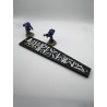 Jauge de mesure compatible Warhammer - Distances 1", 2", 3", 6" et 9" - Style Gothique