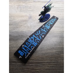 Jauge de mesure compatible Warhammer - Distances 1", 2", 3", 6" et 9" - Style Gothique